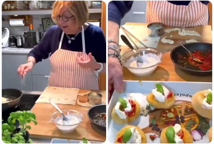 anna moroni prepara la montanara 