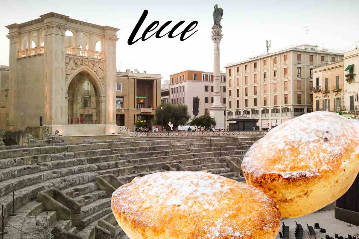 Pasticciotto leccese e città di lecce