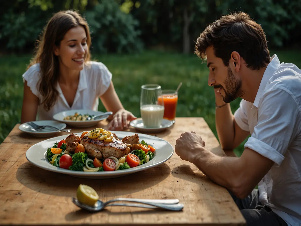 ragazzi che mangiano