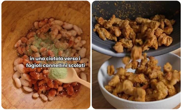 fagioli conditi con spezie- fagioli cotti in friggitrice