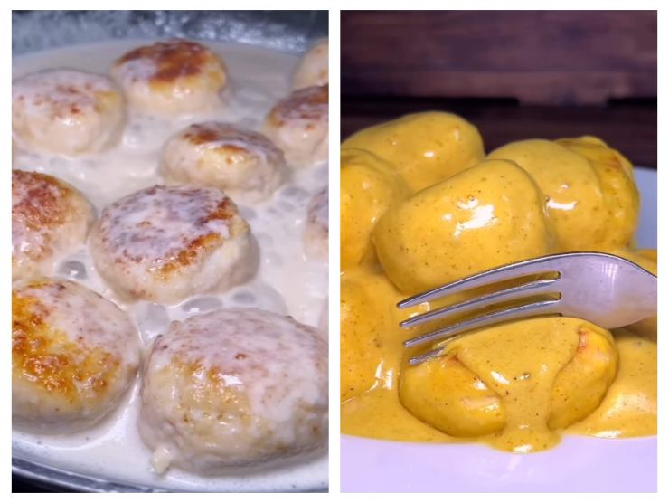 screen video dove si preparano le polpette di pollo