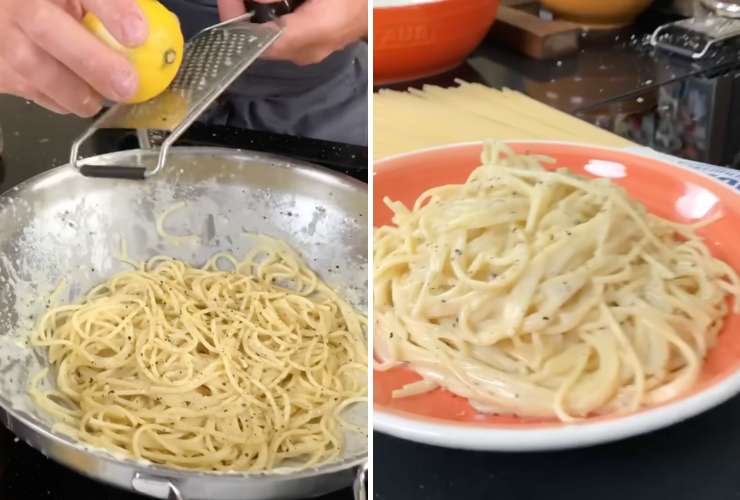 collage cacio e pepe