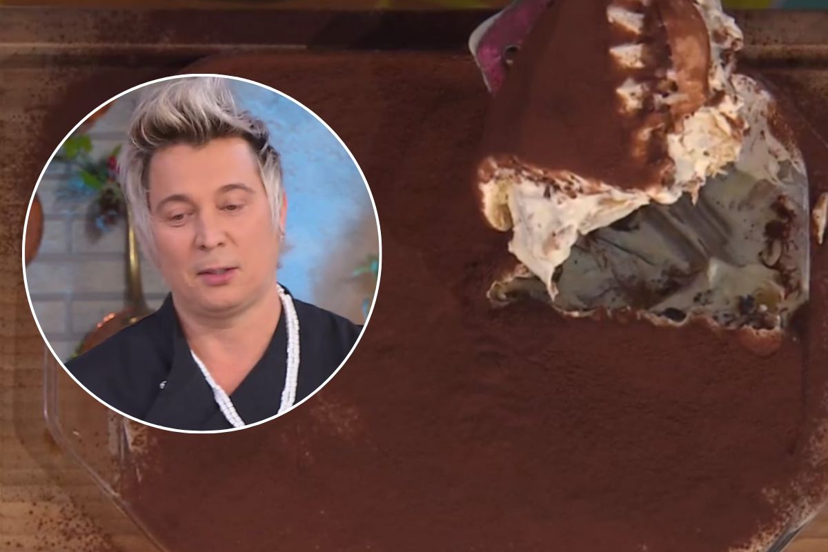 Tiramisù e nella cornice Andrea Mainardi